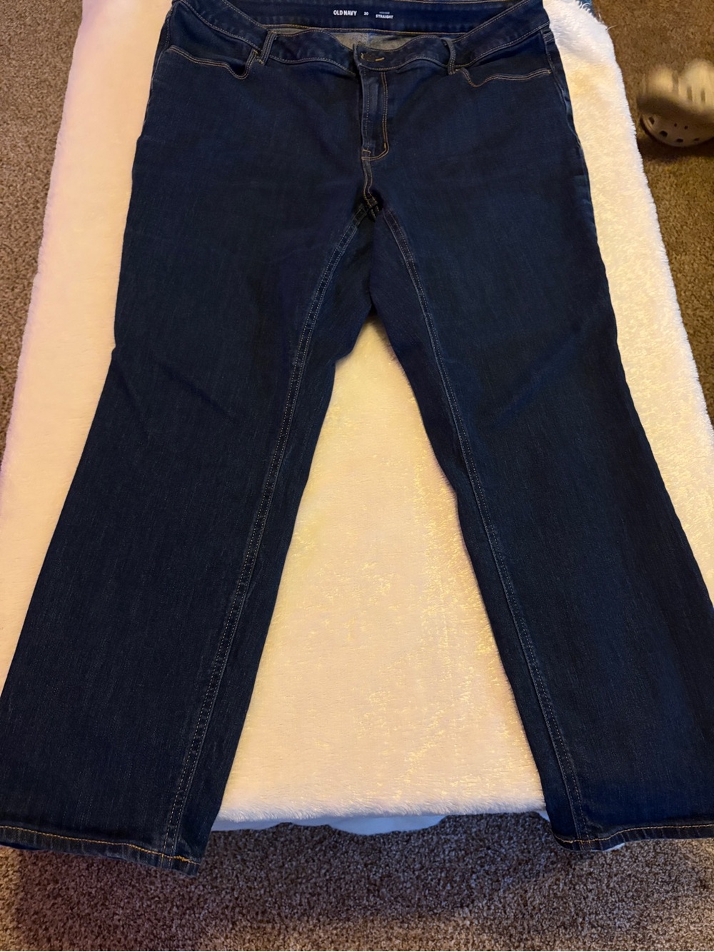 Old Navy Women's Dark Blue Boot-Cut Jeans